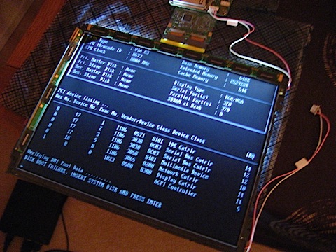 A working LCD monitor
